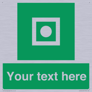 Custom sign safe condition Shipboard general alarm